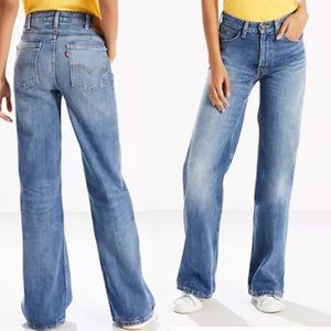 Levi's Vintage Wide Leg Medium Wash Jeans Size 28